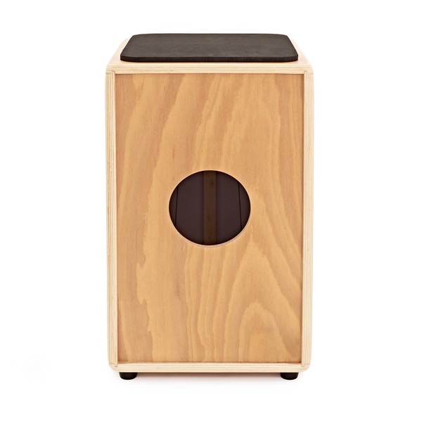 Cajon by Gear4music, Teak, with Bag and Accessories