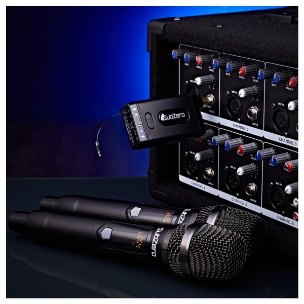 SubZero VOXLINK-Compact, Quad Handheld Wireless Microphone System