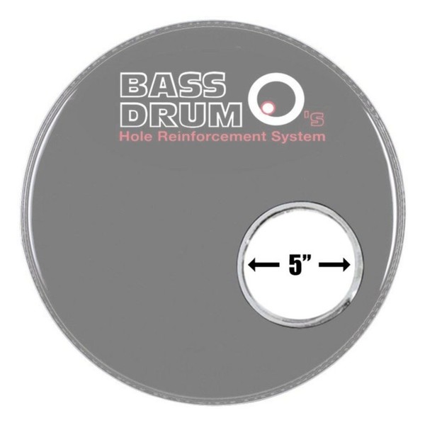 Bass Drum O's Sound Hole Ring Red 5"