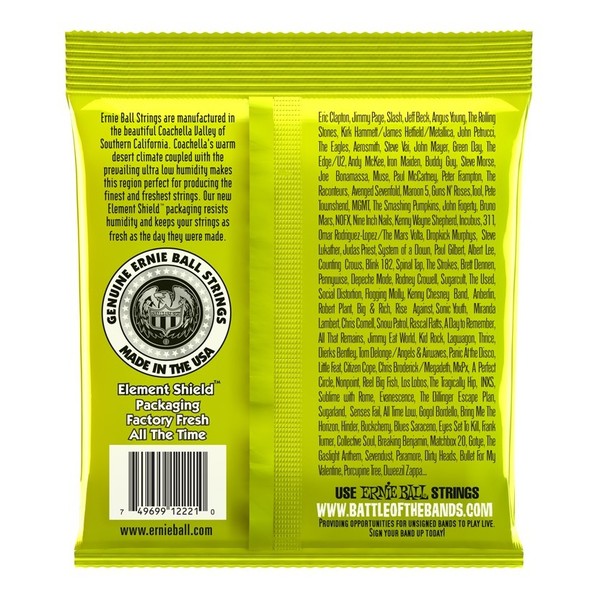 Ernie Ball Regular Slinky 2221 Nickel Electric Guitar Strings 10-46