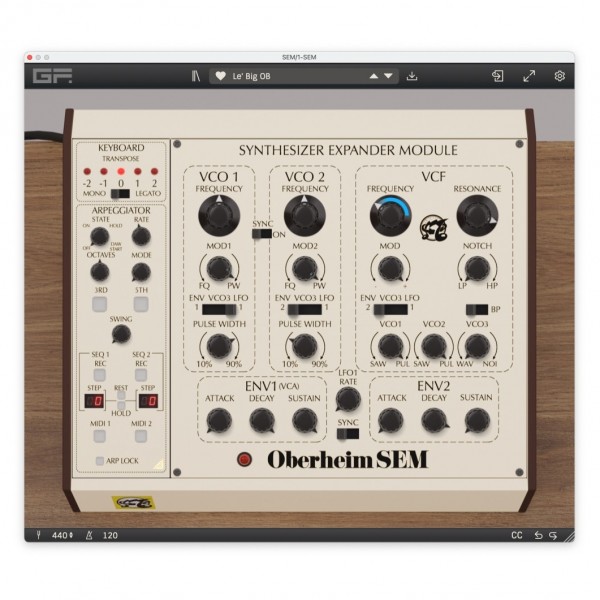 GForce Software Oberheim SEM