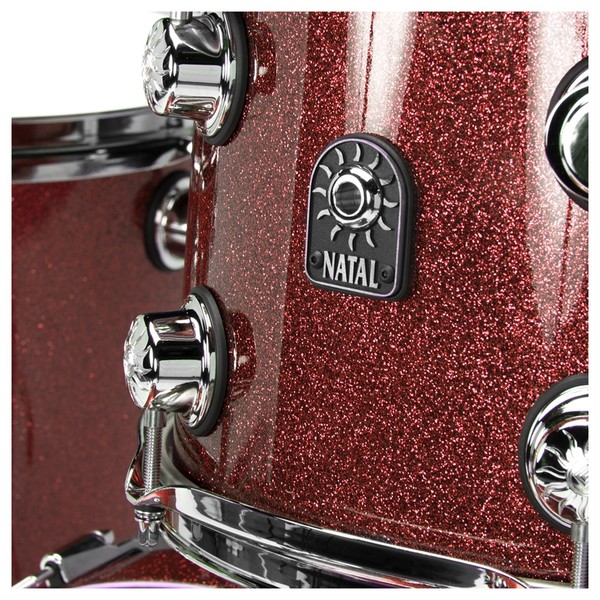 Natal Originals Maple 18" 3pc Shell Pack, Red Sparkle