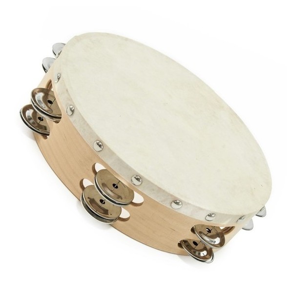 Tambourine by Gear4music, 9" Pack of 10