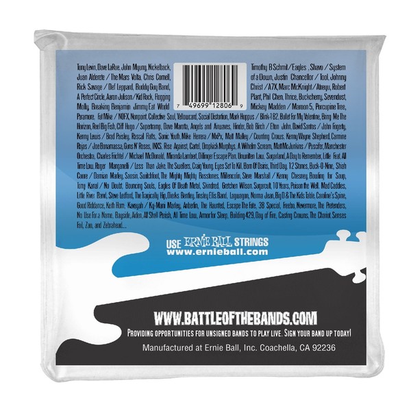 Ernie Ball 2806 Stainless Flatwound Bass Set, 45-100