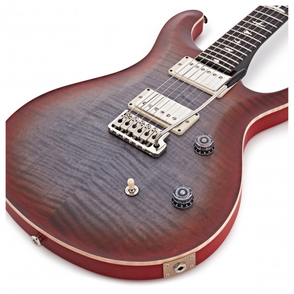PRS CE24 57/08's Ebony Fingerboard, Satin Faded Grey Black Cherry Burst #0356551