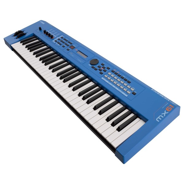 Yamaha MX61 II Music Production Synthesizer, Blue