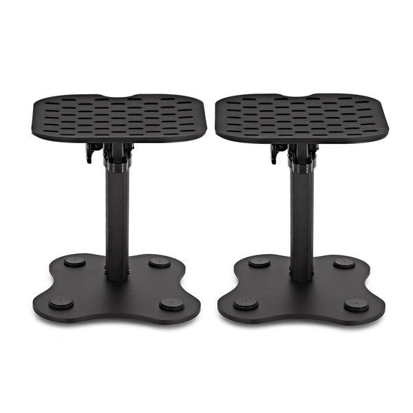 Deluxe Tilting Desktop Monitor Stands by Gear4music, Pair