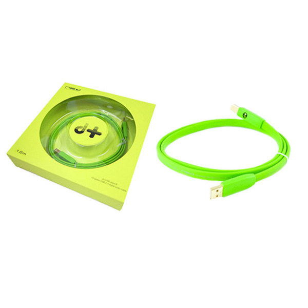 Neo Oyaide d+ USB Class B 2M Cable Green