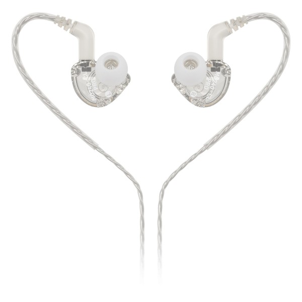 Behringer MO240-CL PRO Dual-Driver In-Ear Monitoring Earphones, Clear