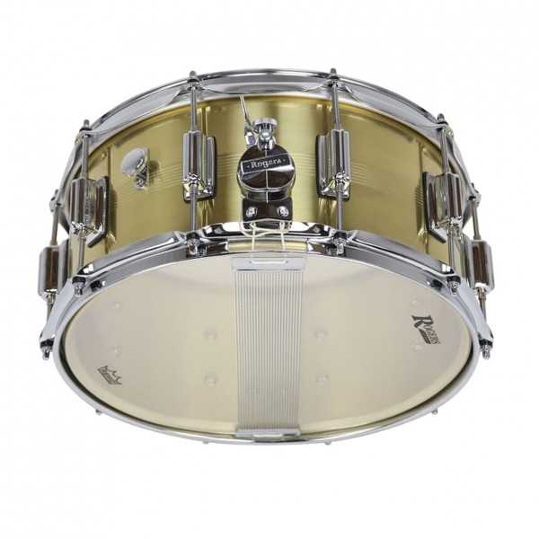 Rogers SuperTen 7 Line 14 x 6.5" Natural Brass Snare Drum