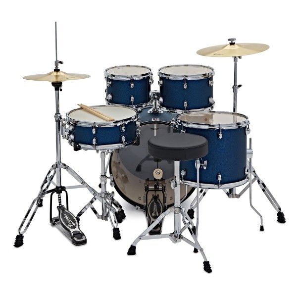 Premier Revolution 20" 5pc Drum Kit, Blue Stardust