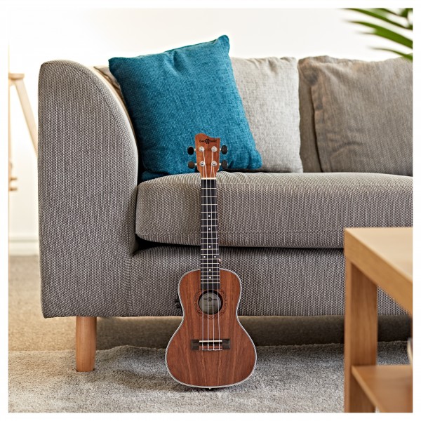 Koa Concert Electro-Ukulele Pack by Gear4music