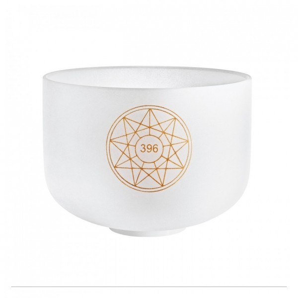 Meinl Solfeggio Crystal Singing Bowl 10", Ut 396 Hz, Note G4 With Bag