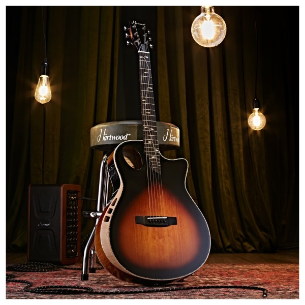 Hartwood Sonata-FX Thinline Electro-Acoustic Guitar, Sunburst