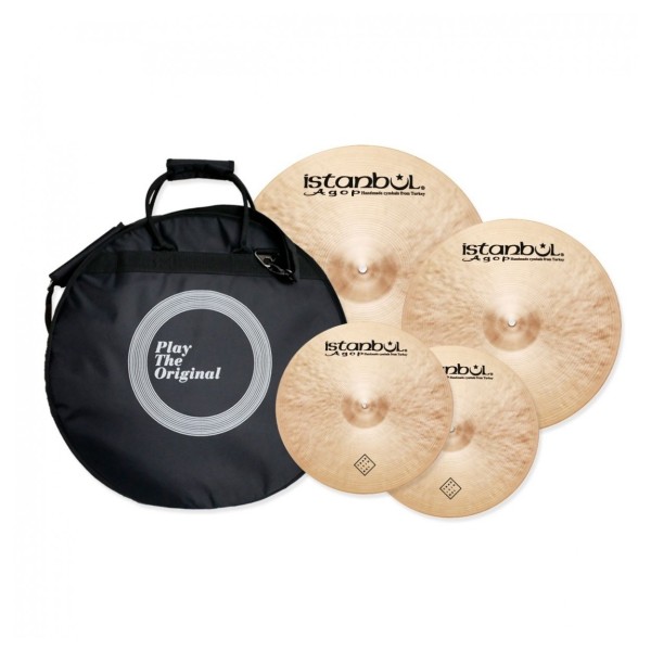 Istanbul Agop Traditional Cymbal Set With Bag & Gibraltar 4000 Lightweight Stands