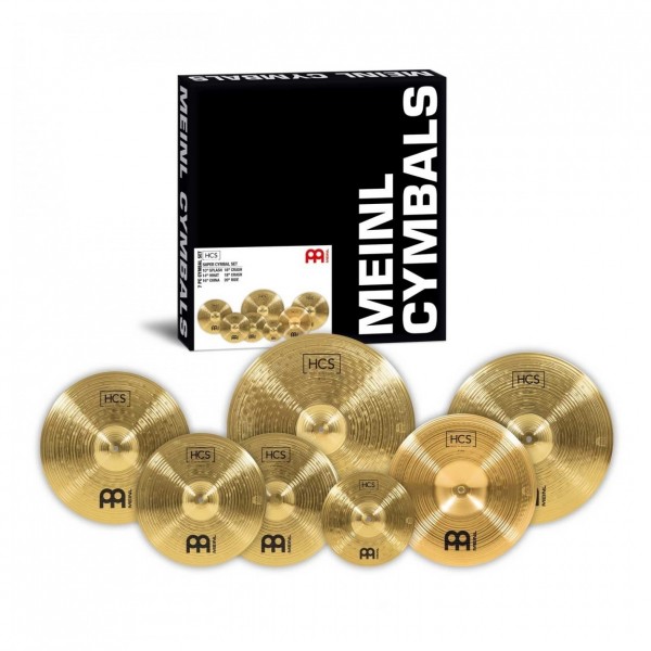 Meinl HCS Super 6 Cymbal Set & Standard Cymbal Bag