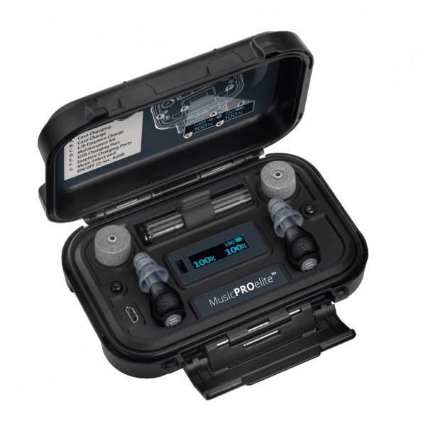 Etymotic Music PRO Elite, Rechargeable Musicians Earplugs with Active Hearing Protection