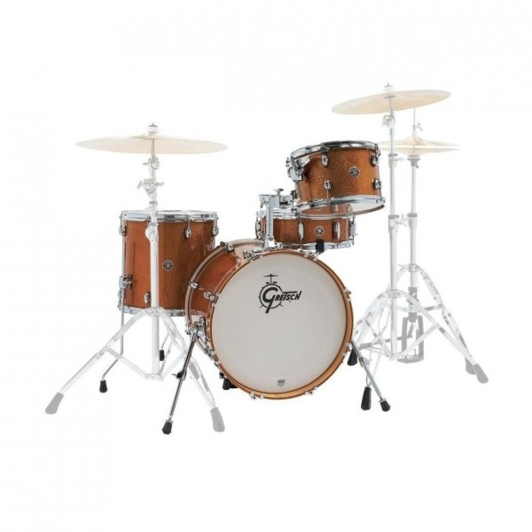 Gretsch Catalina Jazz 18" 4pc & DW 6000 H/W, Bronze Sparkle
