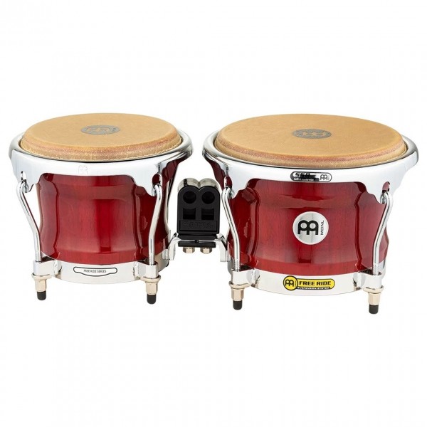 Meinl Free Ride Series Wood Bongo - Cherry Red