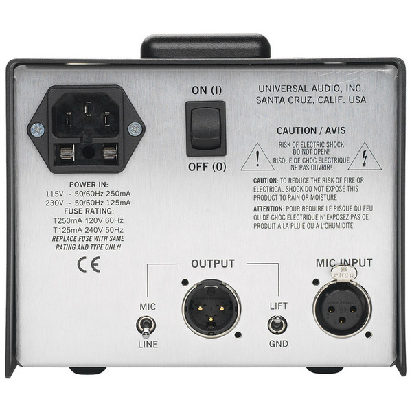 Universal Audio SOLO/610 Classic Tube Preamplifier & DI Box