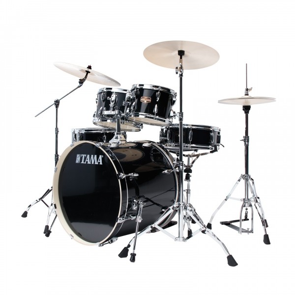 Tama Imperialstar 22" 6pc Drum Kit, Hairline Black