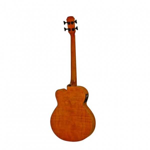 Aria FEB-F2M Medium Scale Bass, Stained Brown