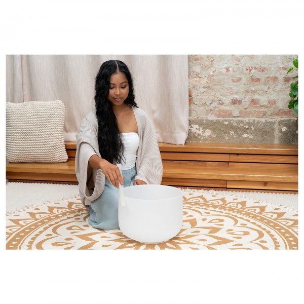 Meinl Sonic Energy 12" Crystal Singing Bowl, F3, 432 Hz, Heart Chakra