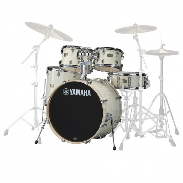 Yamaha Stage Custom Birch 22" 5pc Shell Pack w/Bags, Classic White