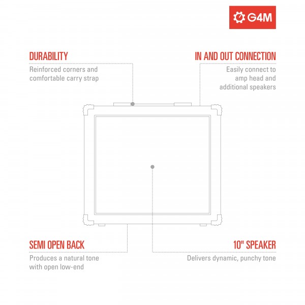 G4M 1 x 10" Guitar Cabinet