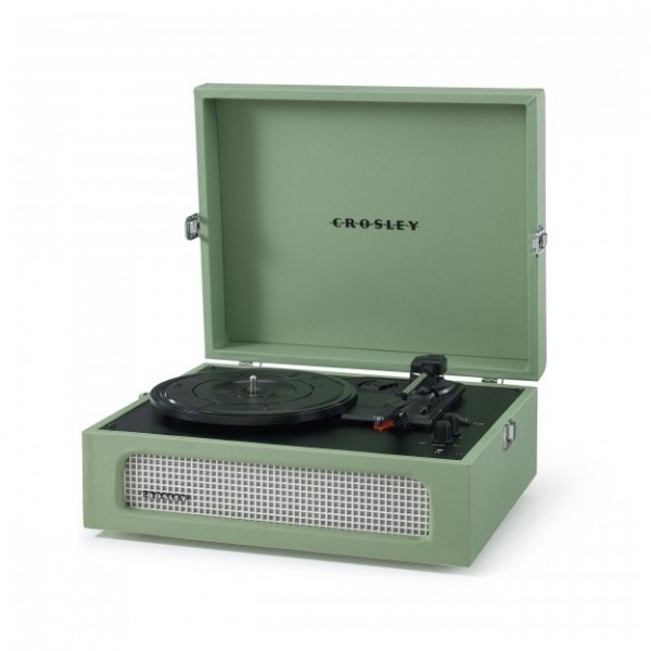 Crosley Voyager Portable Turntable with Bluetooth Out, Sage