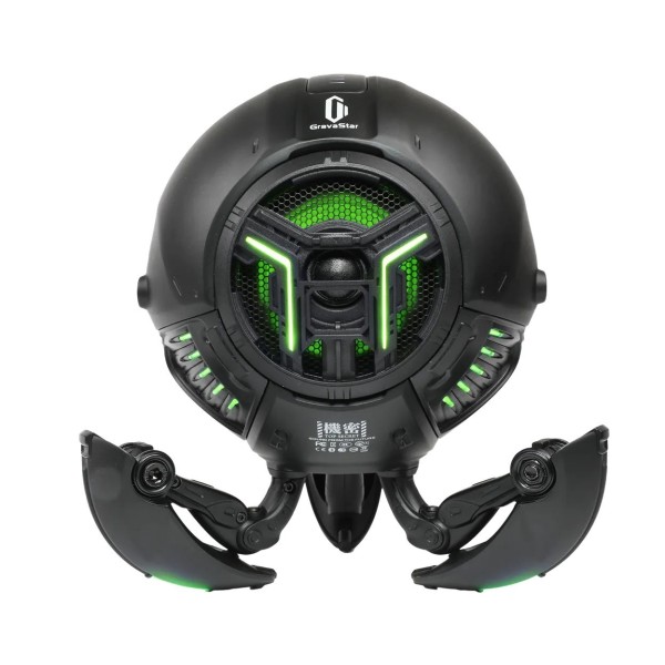 Gravastar Mars Pro V2 Bluetooth Speaker, Matte Black