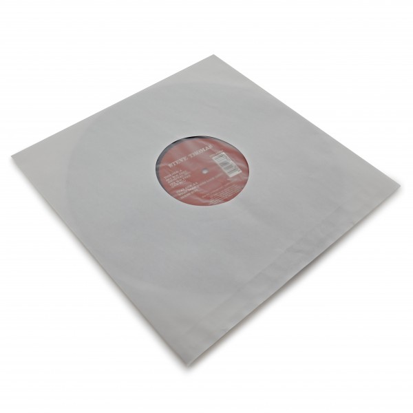 AVCOM Paper and Plastic 12" Inner Sleeve, White, Pack of 20