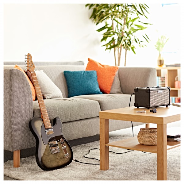 Knoxville Select Electric Guitar HS + Amp Pack, Trans Black