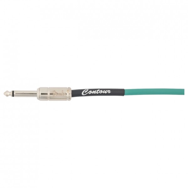 Fender Contour 30' Coiled Cable, Sherwood Green