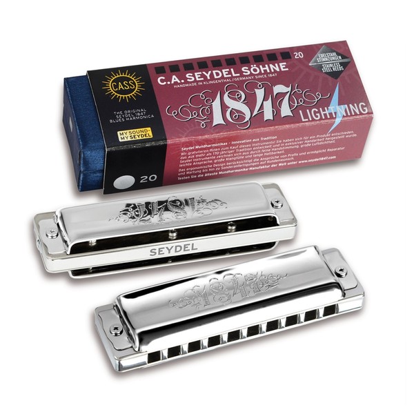 Seydel 1847 Lightning Blues Harmonica, C
