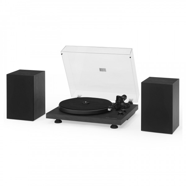 Crosley C62 Shelf System With Bluetooth Out, Black