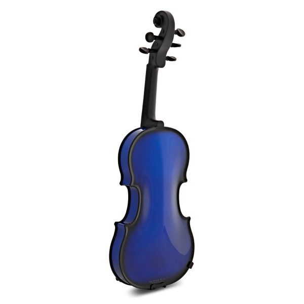 Glasser AEX Acoustic Electric 5 String Violin, Blue