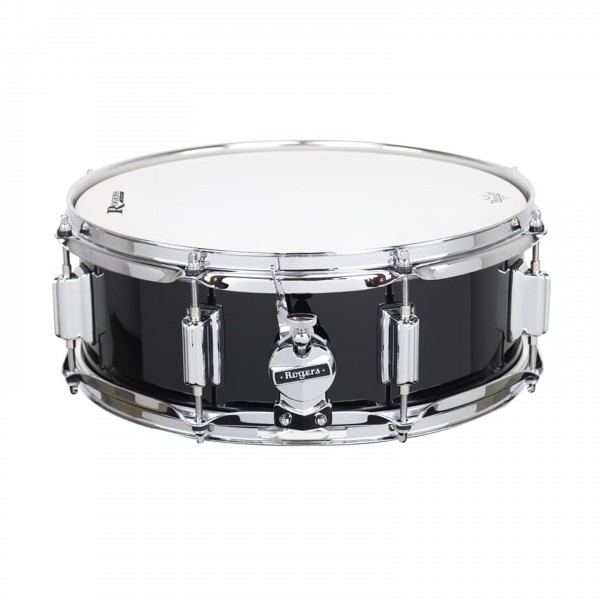 Rogers Powertone 14 x 5" Snare Drum, Piano Black