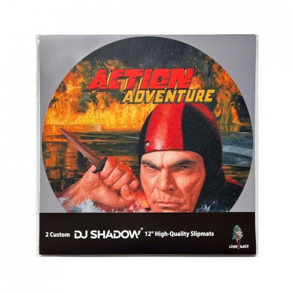 Dr Suzuki & DJ Shadow Action Adventure 12-inch Slipmats, Pair