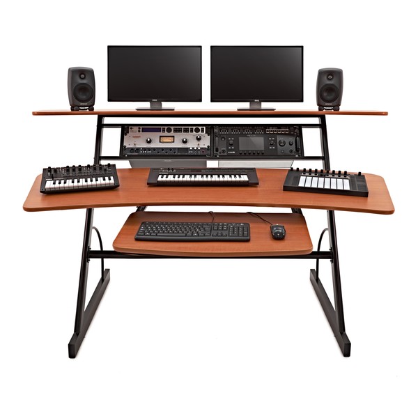Large 3 Tier Studio Desk by Gear4music, 8U
