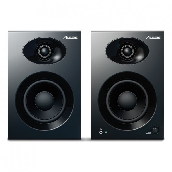Alesis Elevate 4 Studio Monitor Pair with Studio Monitor Stands