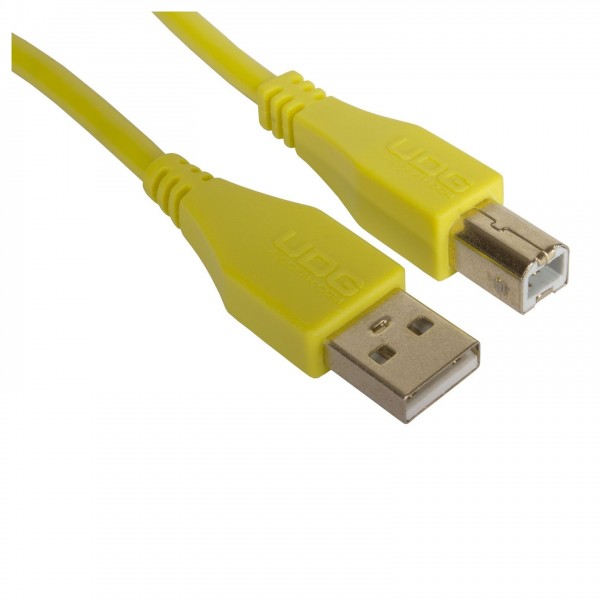 UDG Cable USB 2.0 (A-B) Straight 1M Yellow