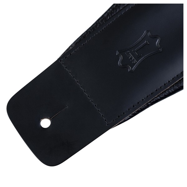 Levy's DM1PD Padded Leather Strap, Black
