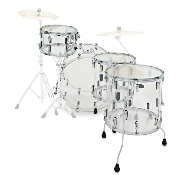 Pearl Crystal Beat 22" 4pc Shell Pack, Ultra Clear