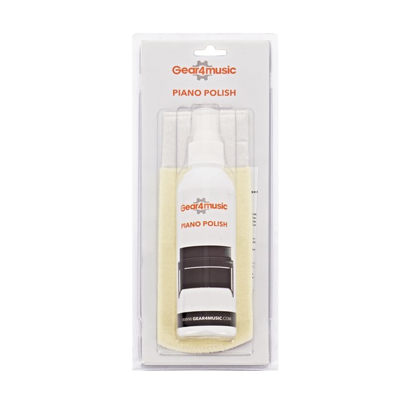 Piano Polish and Cloth by Gear4music, 200ml