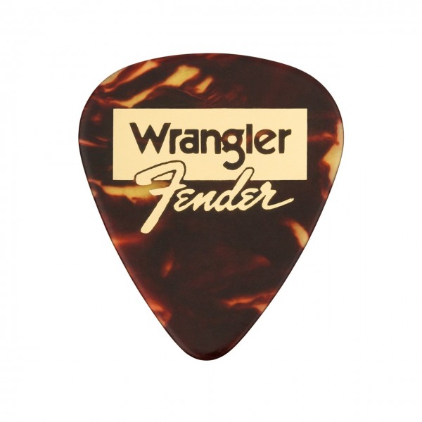 Fender x Wrangler Picks 351 Shape 8 Pack, Tortoiseshell
