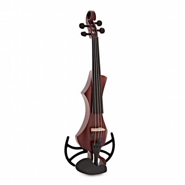 GEWA Novita 3.0 Electric Violin with adapter, Red Brown