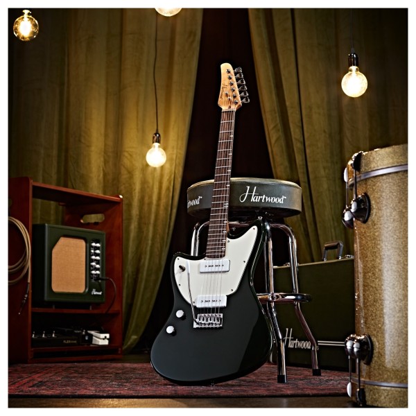 Hartwood Drifter Left Handed Electric Guitar, Green