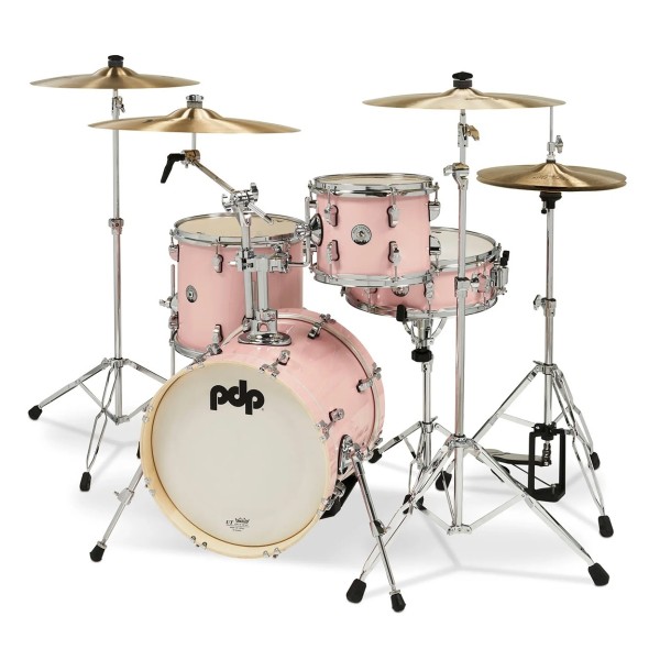 PDP New Yorker 16" 4pc Shell Pack, Pale Rose Sparkle
