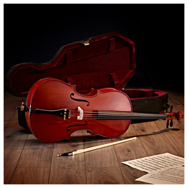 Student Plus 1/4 Size Cello Beginner Pack by Gear4music